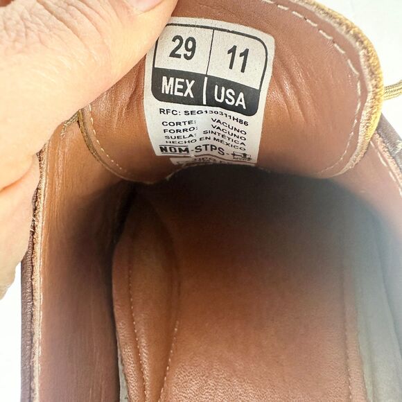 Brown Leather Oxfords - Picture 9 of 10